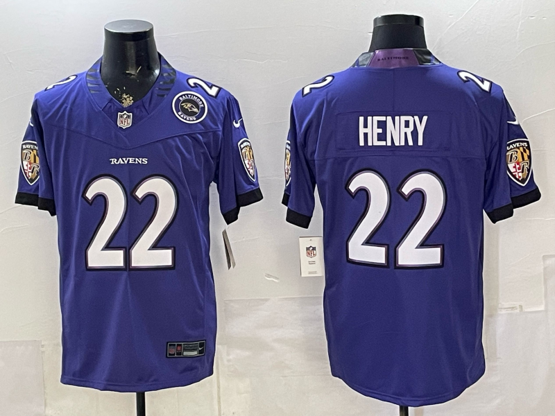 Men Baltimore Ravens #22 Henry blue Nike 2026 NFL Jersey 0522002